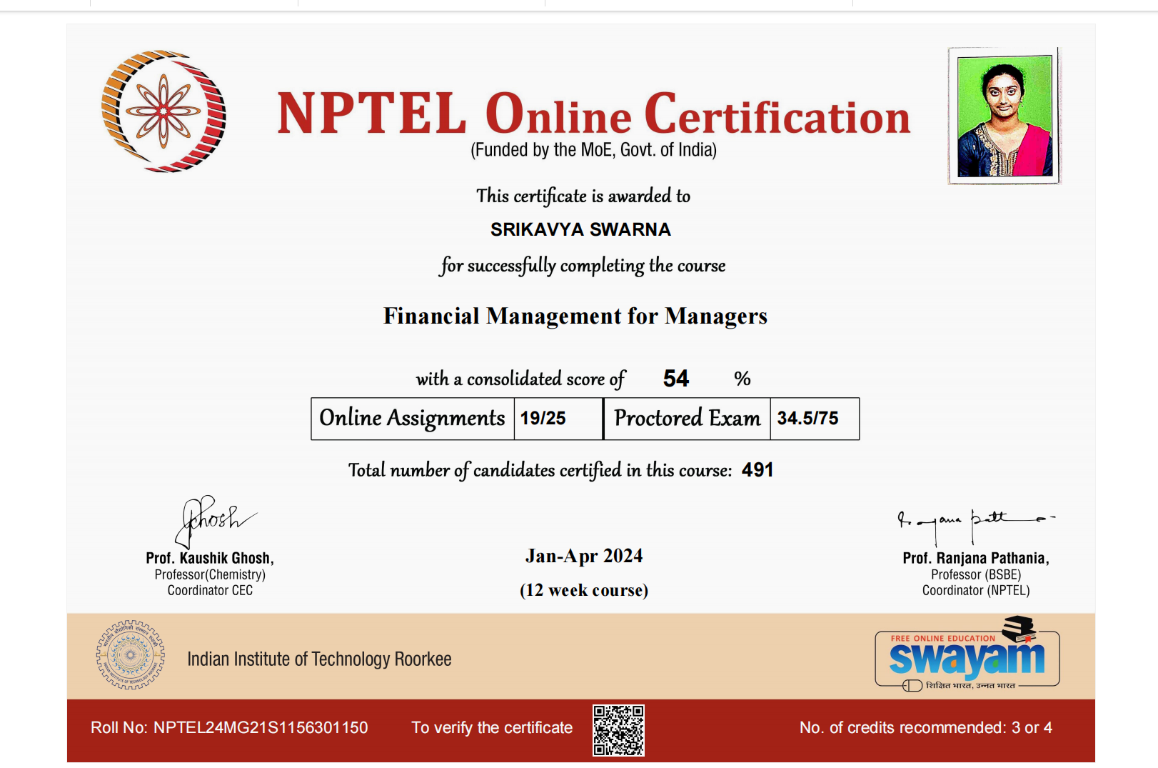 Certificate 12