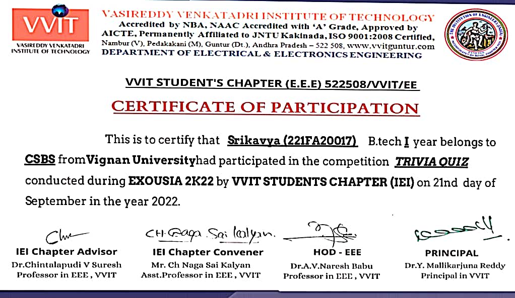 Certificate 23