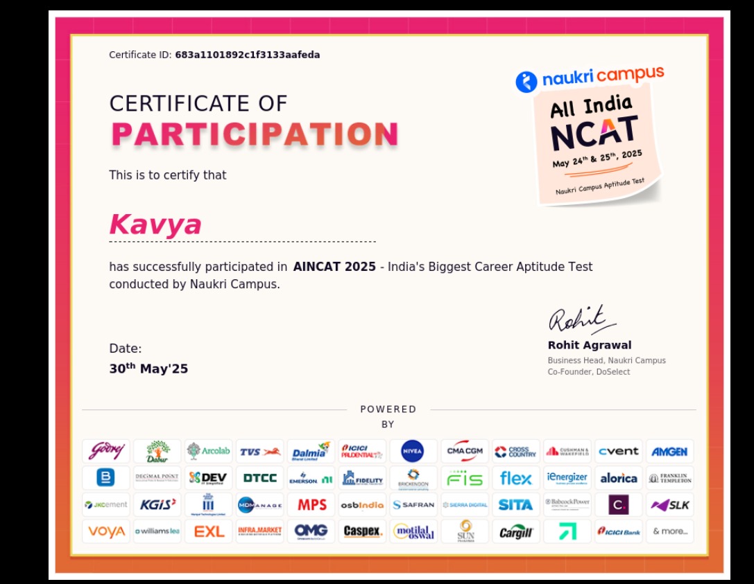 Certificate 40