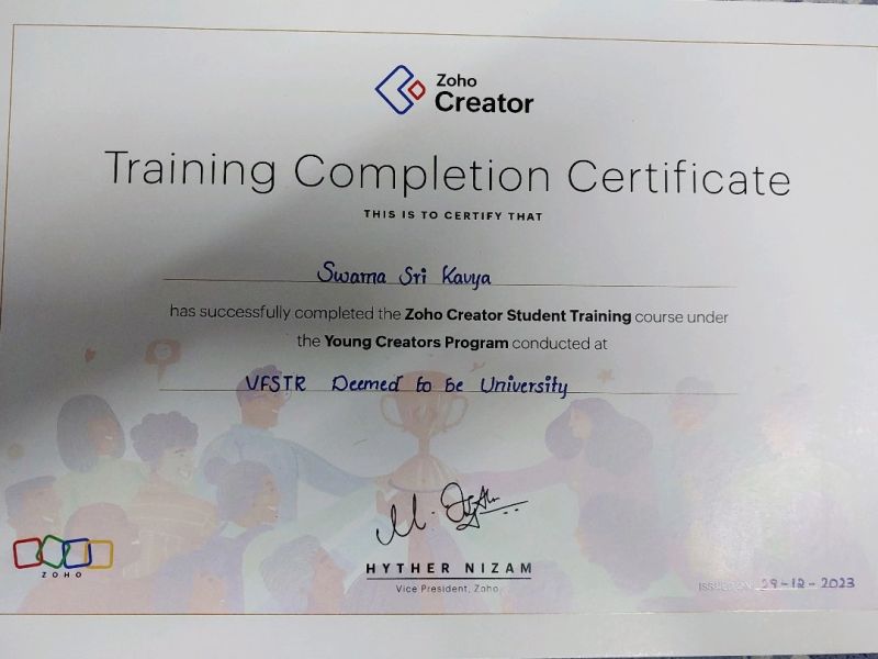 Certificate 7